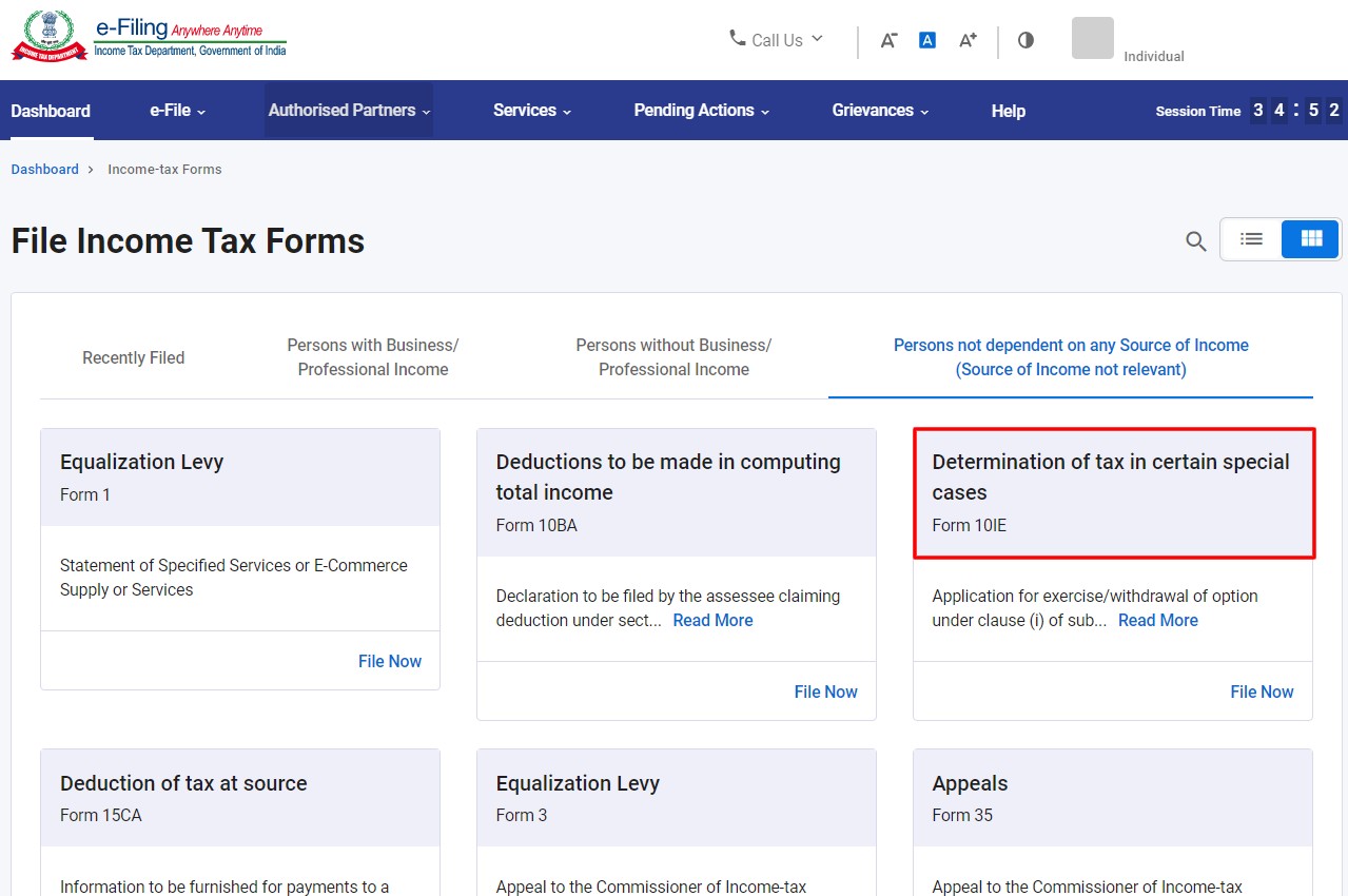 Steps To File Form 10IE TAXAJ Corporate Services LLP Financial Doctors steps-to-file-form-10ie-taxaj-corporate-services-llp-financial-doctors